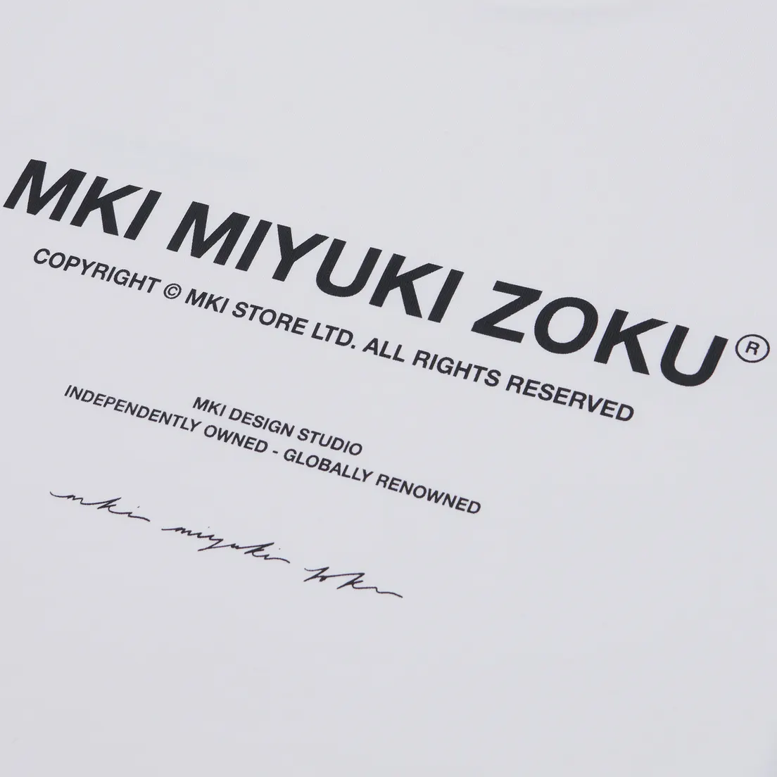 MKI Miyuki-Zoku Мужской лонгслив Design Studio