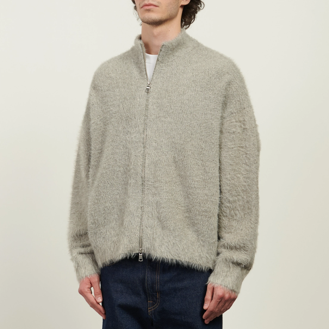 MKI Miyuki-Zoku Мужской свитер Faux Alpaca Knit Track