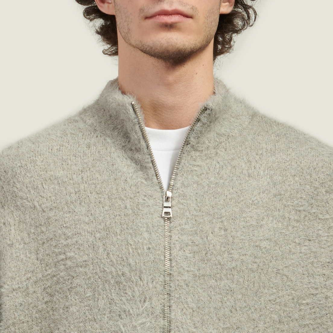 MKI Miyuki-Zoku Мужской свитер Faux Alpaca Knit Track