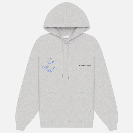 Мужская толстовка MKI MIYUKI ZOKU Flight Hoodie, цвет серый