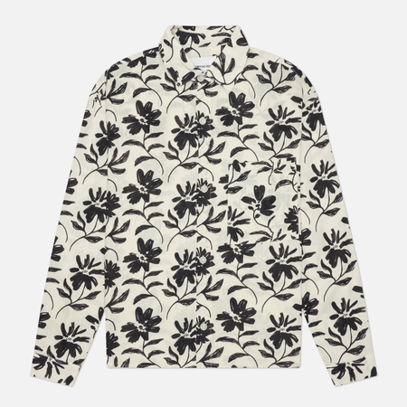 Мужская рубашка MKI MIYUKI ZOKU Floral Linen Box Dress, цвет бежевый