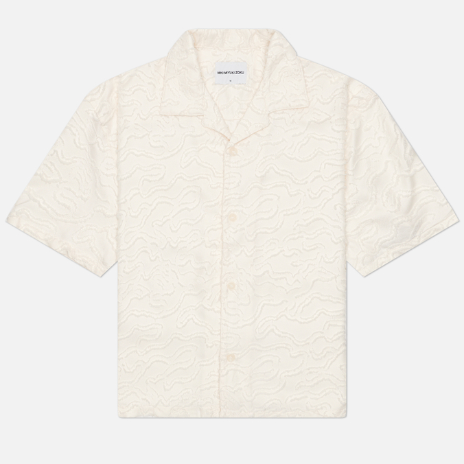 Мужская рубашка MKI MIYUKI ZOKU Jacquard Fringe Vacation