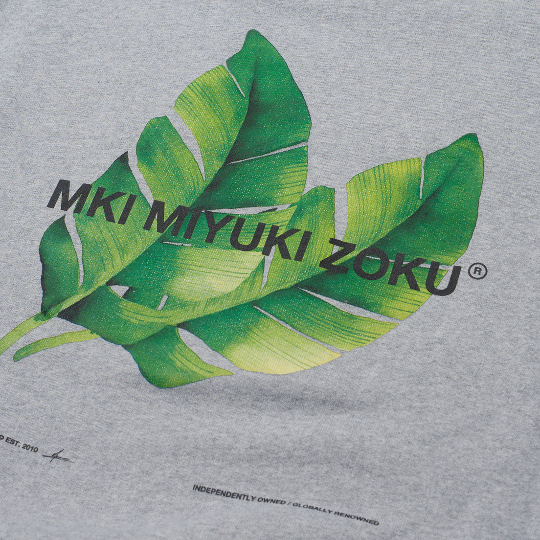 MKI Miyuki-Zoku Мужская толстовка Leaf Crew Neck