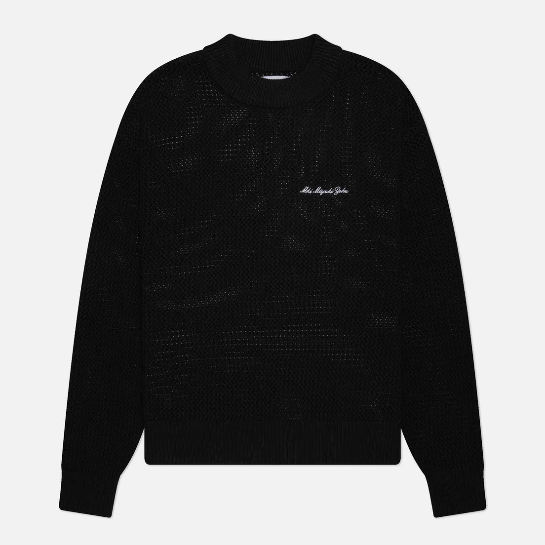 MKI Miyuki-Zoku Мужской свитер Loose Gauge Knit Crew Neck