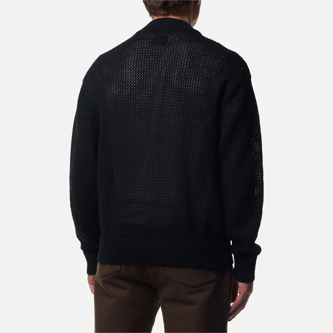 MKI Miyuki-Zoku Мужской свитер Loose Gauge Knit Crew Neck