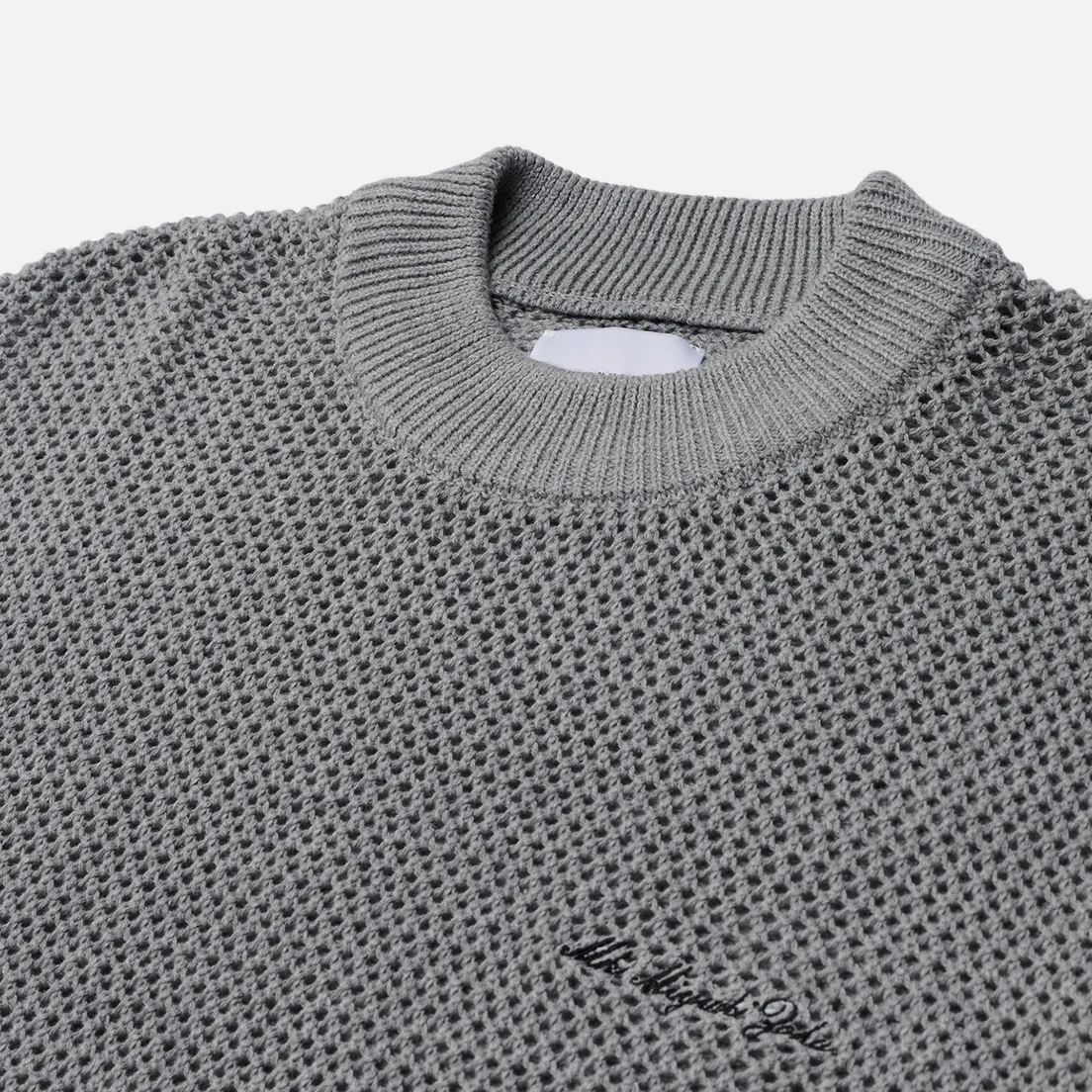 MKI Miyuki-Zoku Мужской свитер Loose Gauge Knit Crew Neck