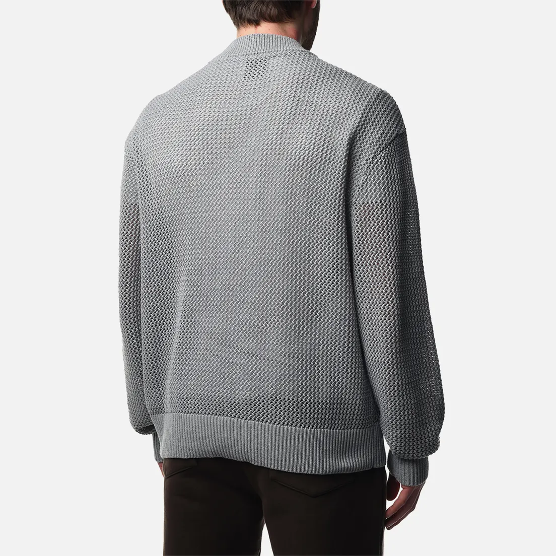 MKI Miyuki-Zoku Мужской свитер Loose Gauge Knit Crew Neck