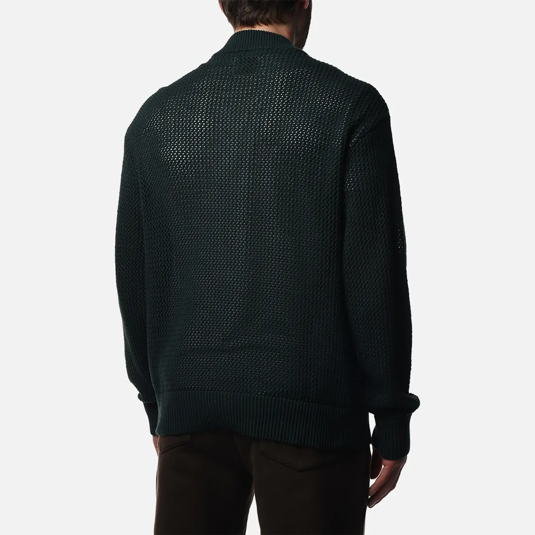 MKI Miyuki-Zoku Мужской свитер Loose Gauge Knit Crew Neck