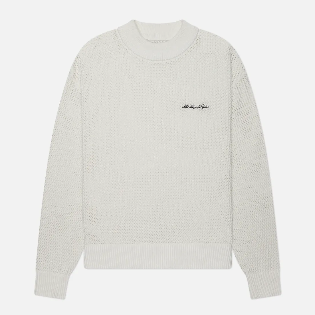 MKI Miyuki-Zoku Мужской свитер Loose Gauge Knit Crew Neck
