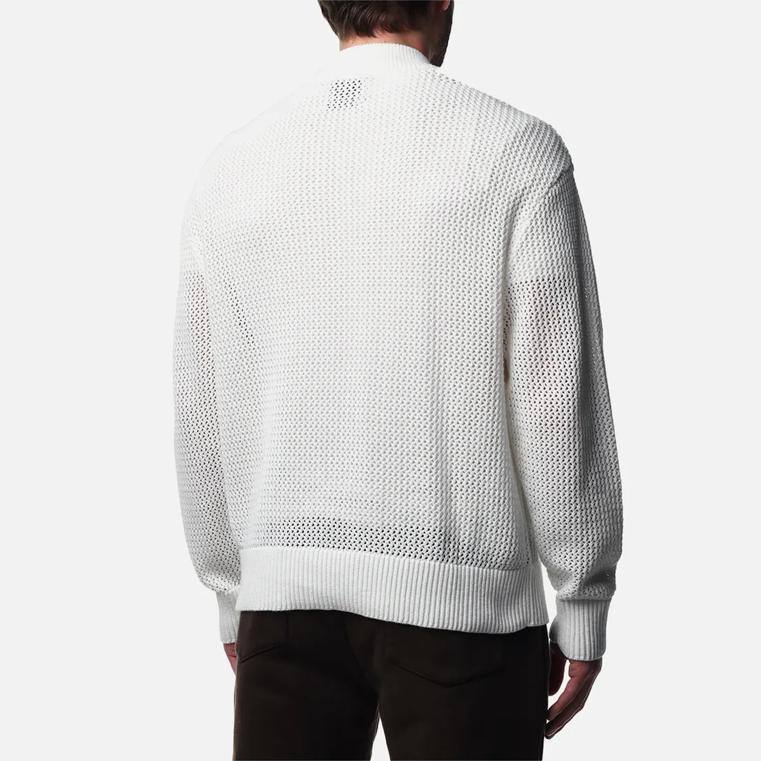 MKI Miyuki-Zoku Мужской свитер Loose Gauge Knit Crew Neck