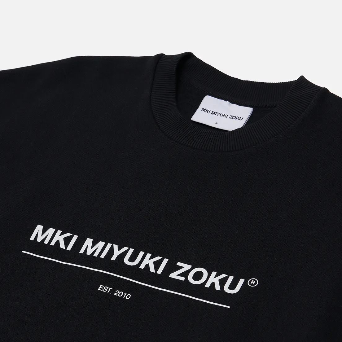 MKI Miyuki-Zoku Мужская толстовка Linear Crewneck
