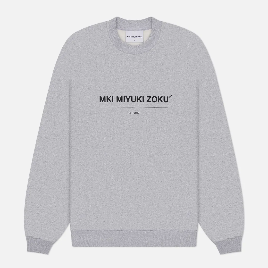 MKI Miyuki-Zoku Мужская толстовка Linear Crewneck