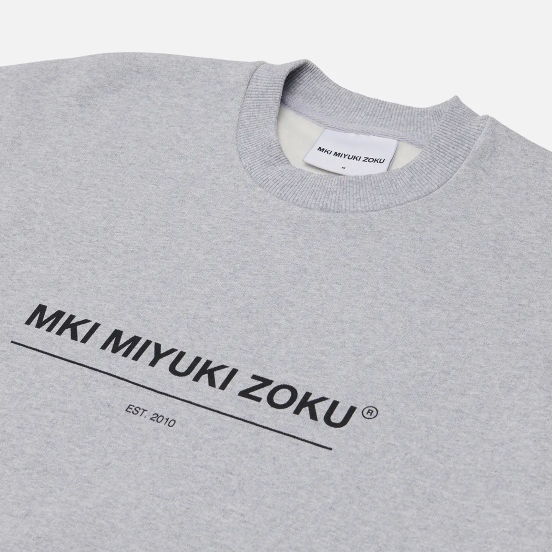 MKI Miyuki-Zoku Мужская толстовка Linear Crewneck