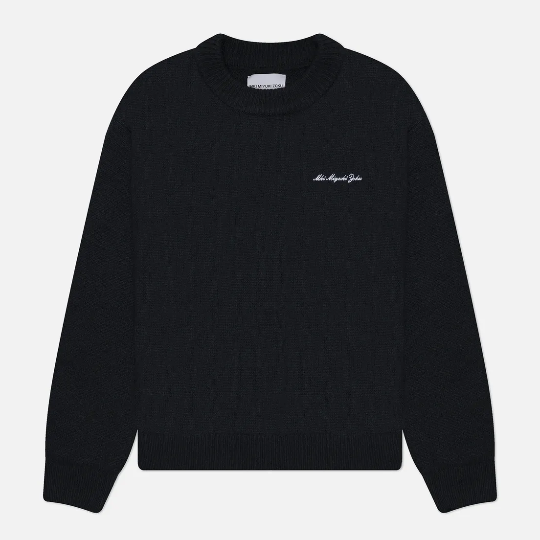 MKI Miyuki-Zoku Мужской свитер Mohair Blend Knit Crew Neck