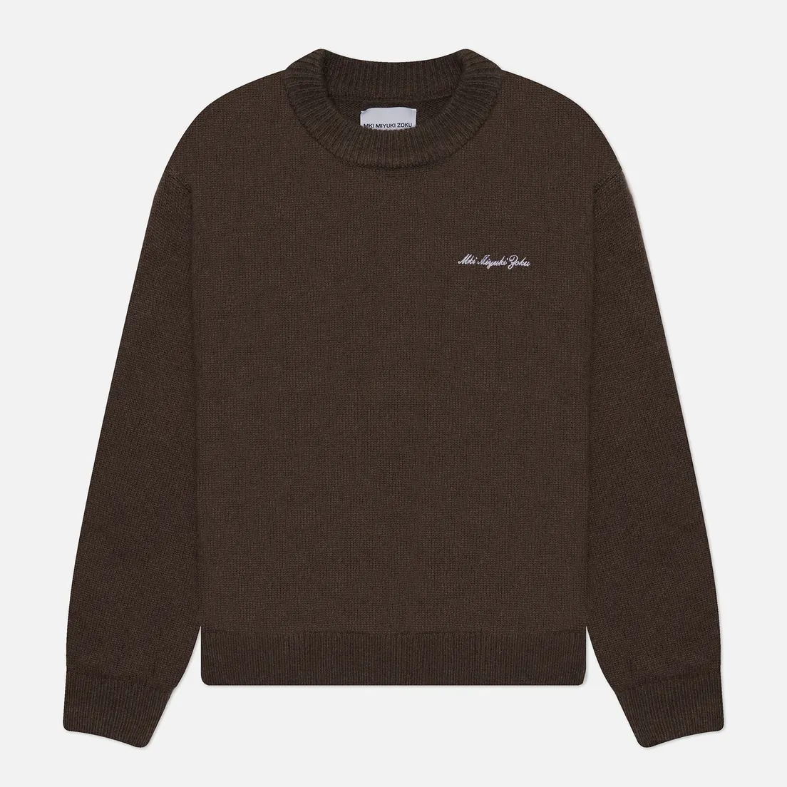 MKI Miyuki-Zoku Мужской свитер Mohair Blend Knit Crew Neck