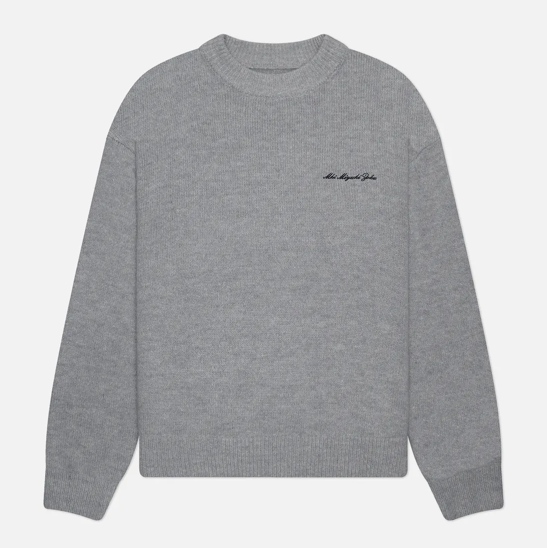 MKI Miyuki-Zoku Мужской свитер Mohair Blend Knit Crew Neck