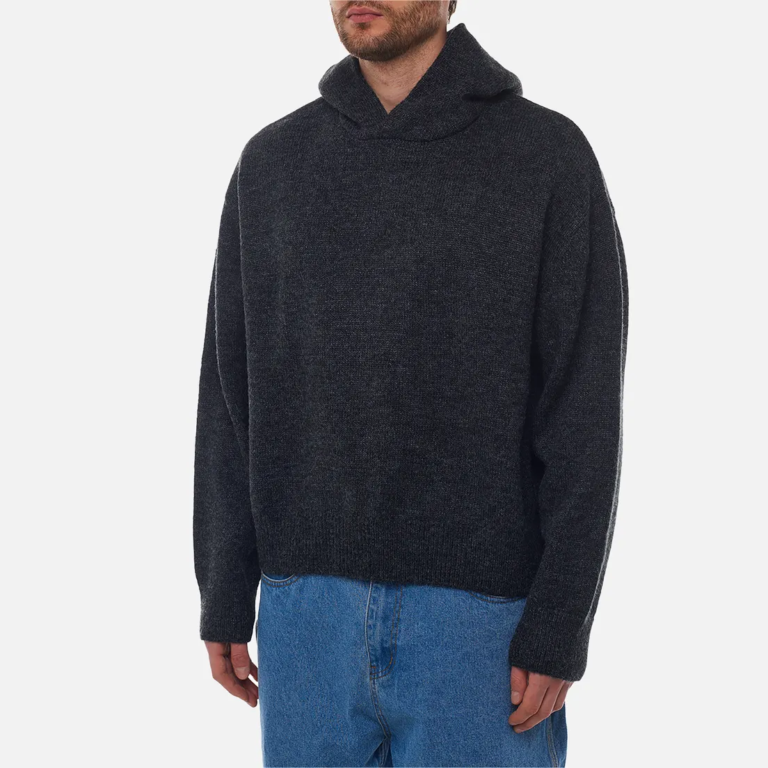 MKI Miyuki-Zoku Мужской свитер Mohair Blend Knit Hoodie