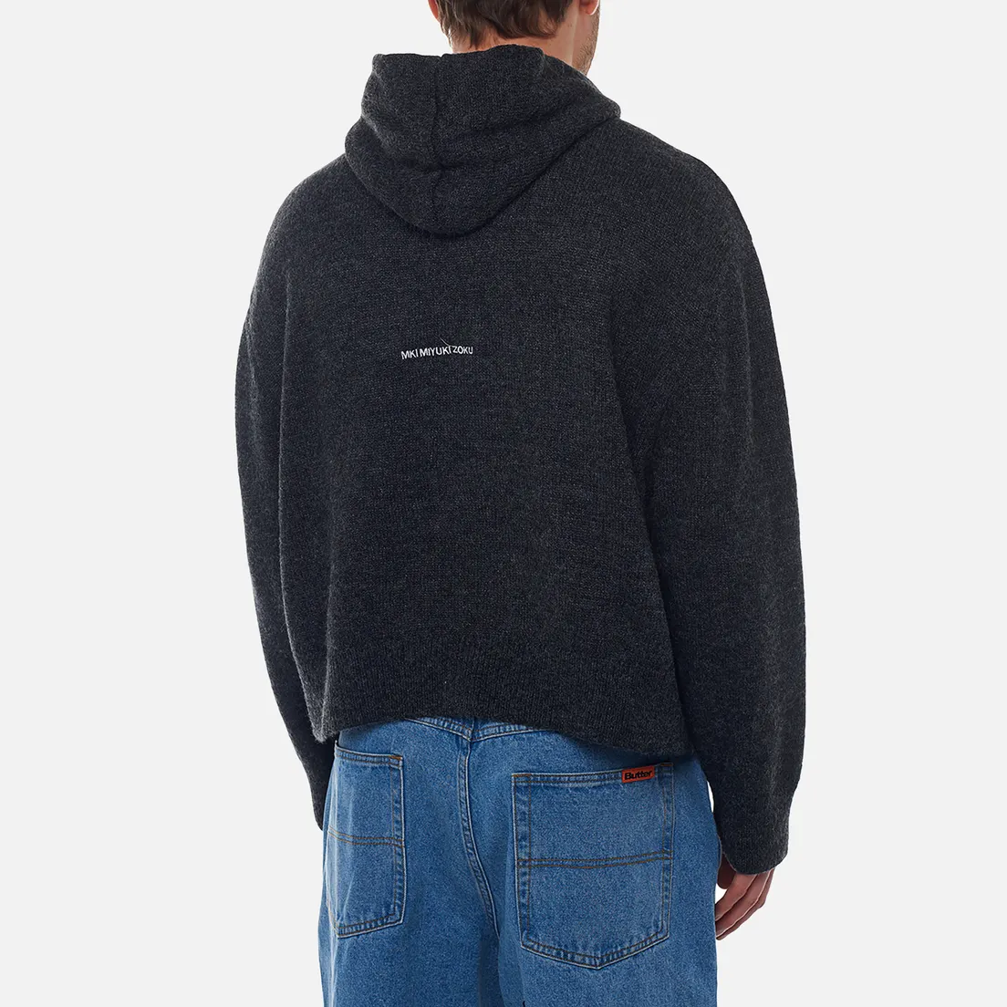 MKI Miyuki-Zoku Мужской свитер Mohair Blend Knit Hoodie