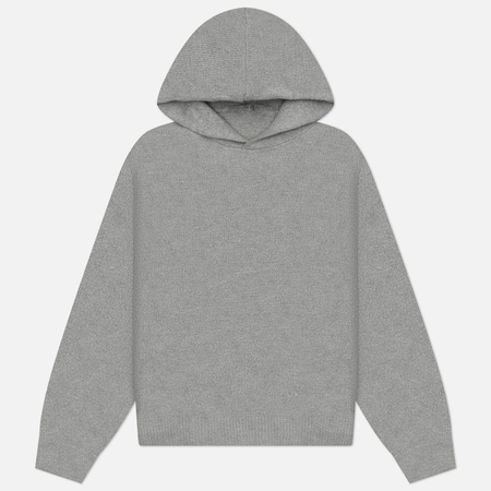  Мужской свитер MKI Miyuki-Zoku Mohair Blend Knit Hoodie, цвет серый, размер L