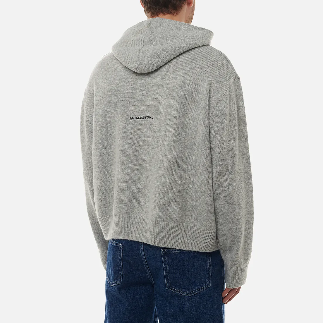 MKI Miyuki-Zoku Мужской свитер Mohair Blend Knit Hoodie