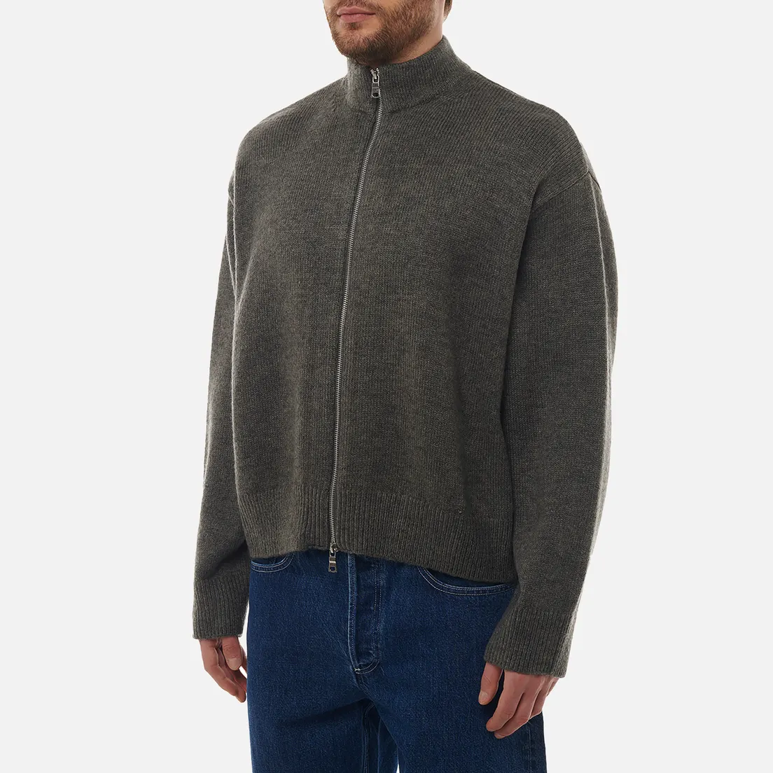 MKI Miyuki-Zoku Мужской свитер Mohair Blend Knit Track Jacket