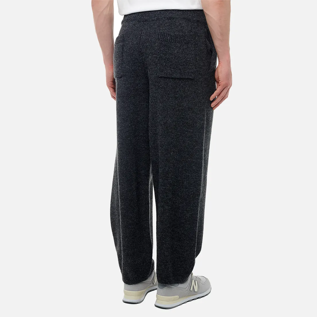 MKI Miyuki-Zoku Мужские брюки Mohair Blend Knit Wide Leg Joggers