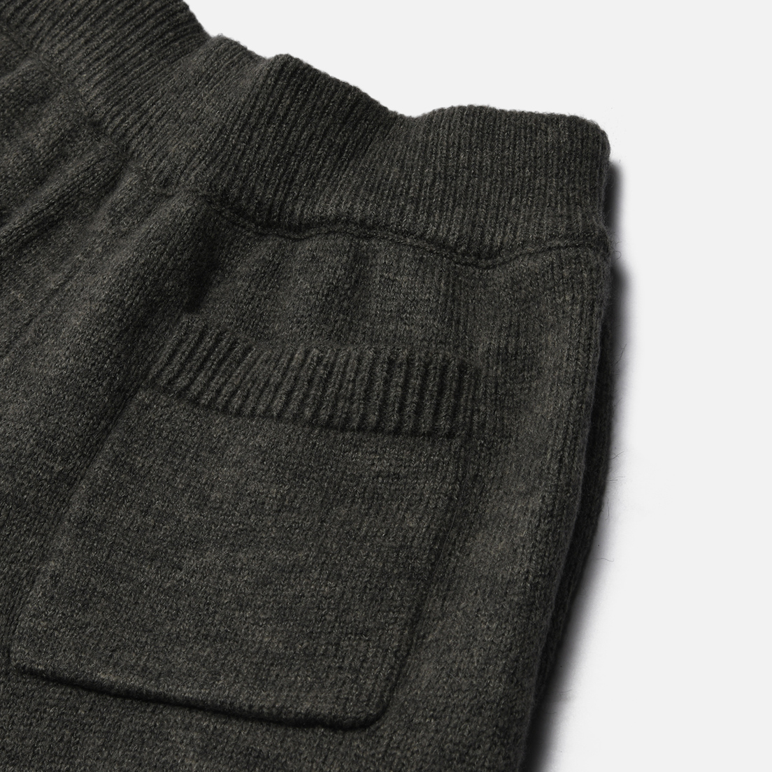 MKI Miyuki-Zoku Мужские брюки Mohair Blend Knit Wide Leg Joggers