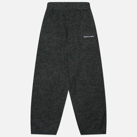 Мужские брюки MKI Miyuki-Zoku Mohair Blend Knit Wide Leg Joggers, цвет серый, размер XL