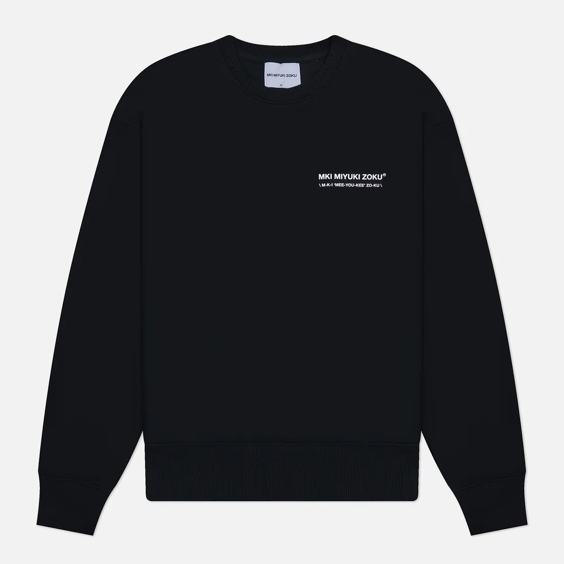 MKI Miyuki-Zoku Мужская толстовка Phonetic Crew Neck