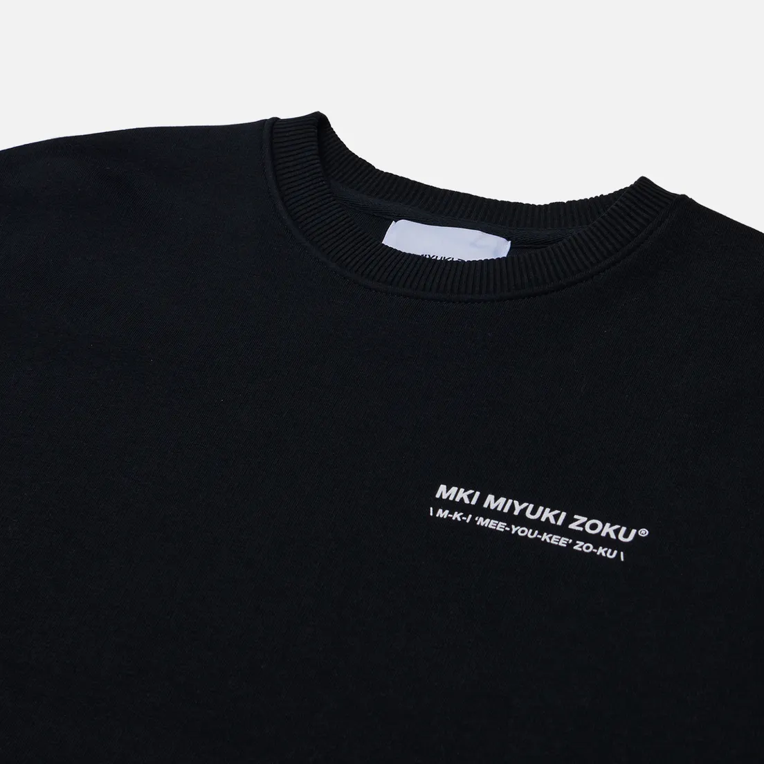 MKI Miyuki-Zoku Мужская толстовка Phonetic Crew Neck