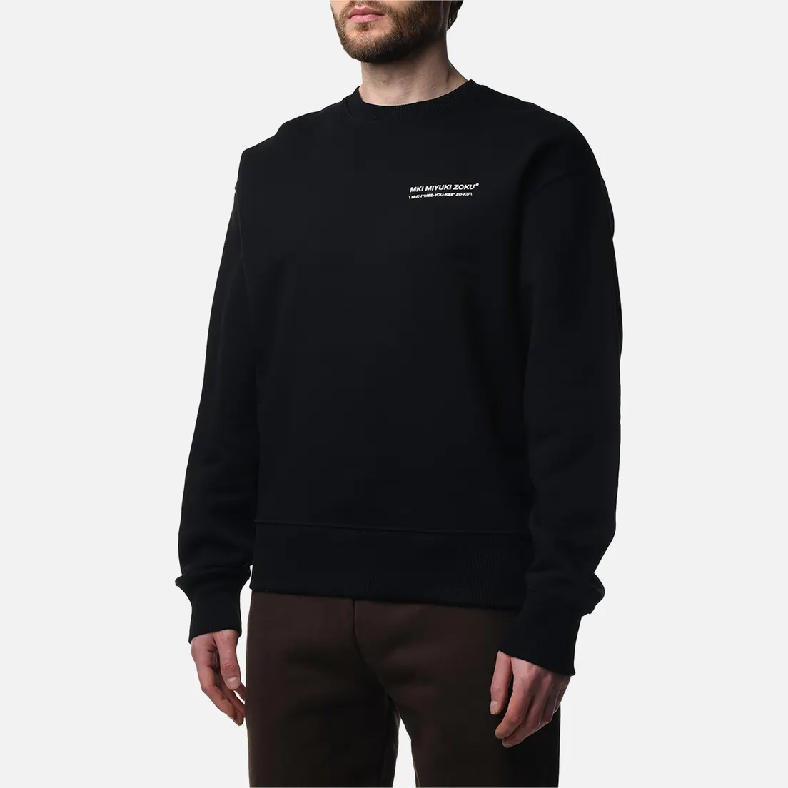 MKI Miyuki-Zoku Мужская толстовка Phonetic Crew Neck