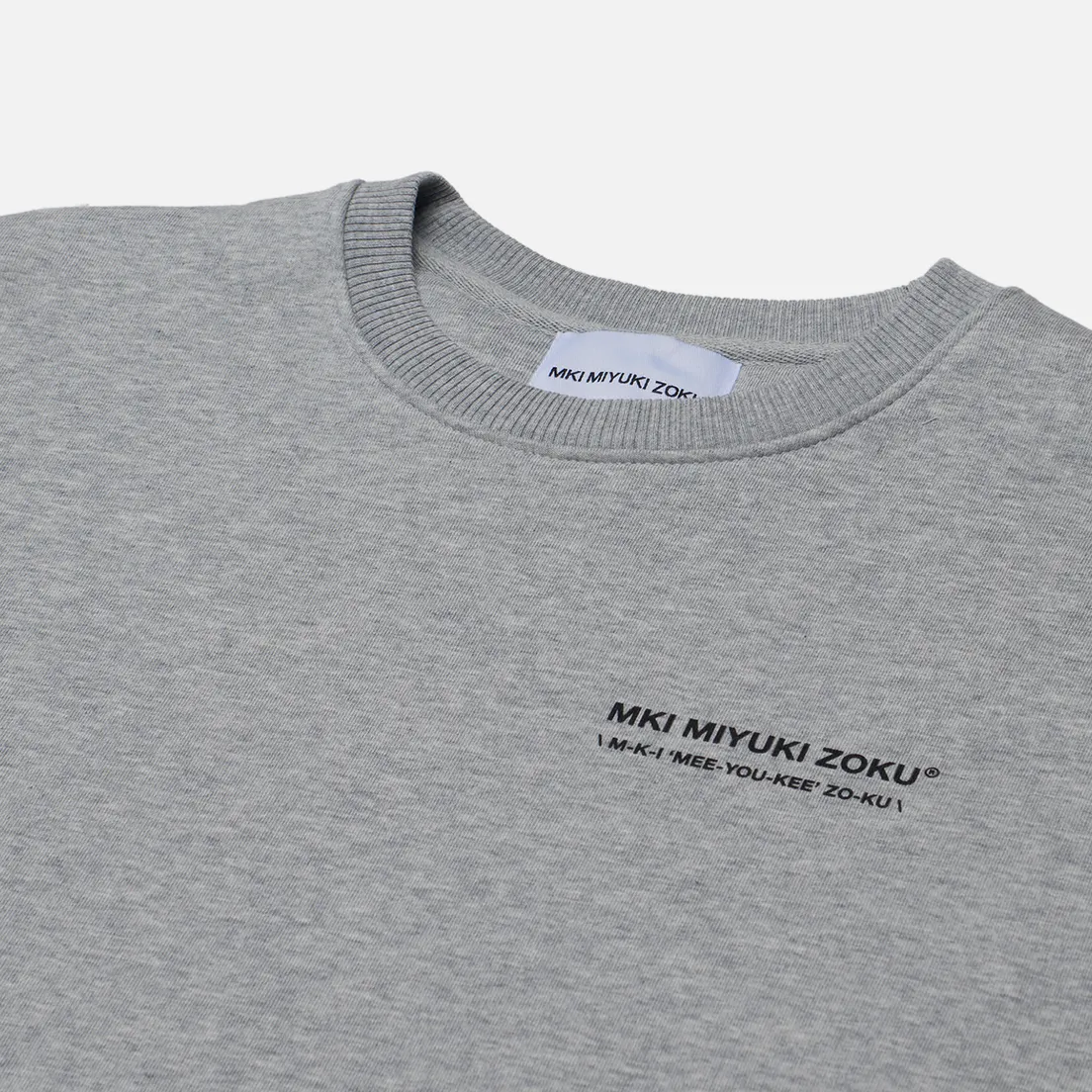 MKI Miyuki-Zoku Мужская толстовка Phonetic Crew Neck