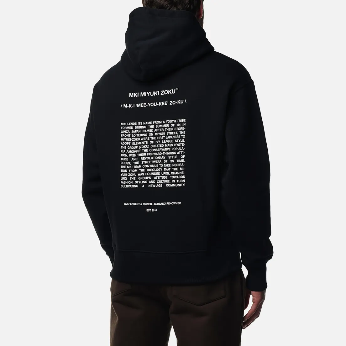 MKI Miyuki-Zoku Мужская толстовка Phonetic Hoodie