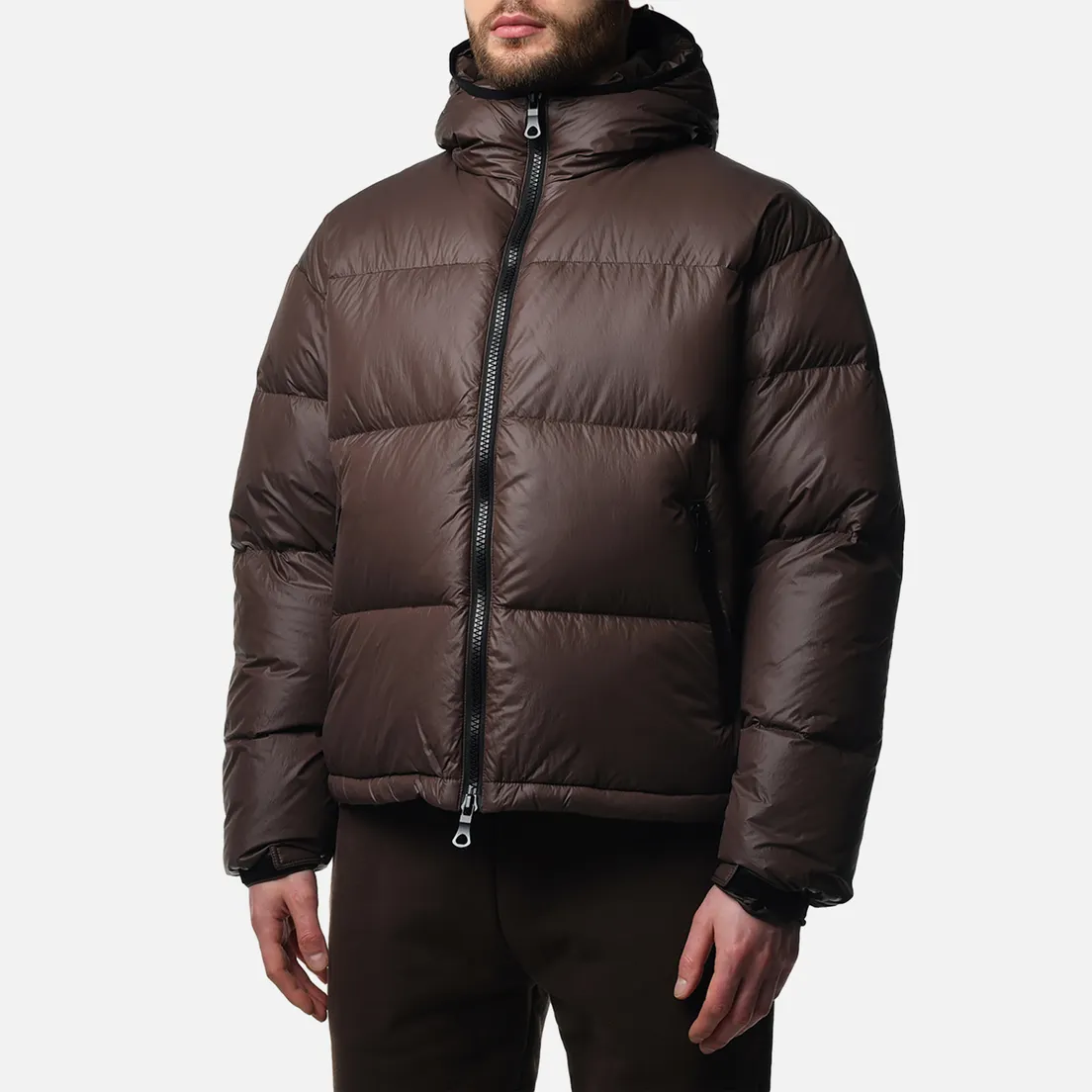 MKI Miyuki-Zoku Мужской пуховик Ripstop Bubble Hooded