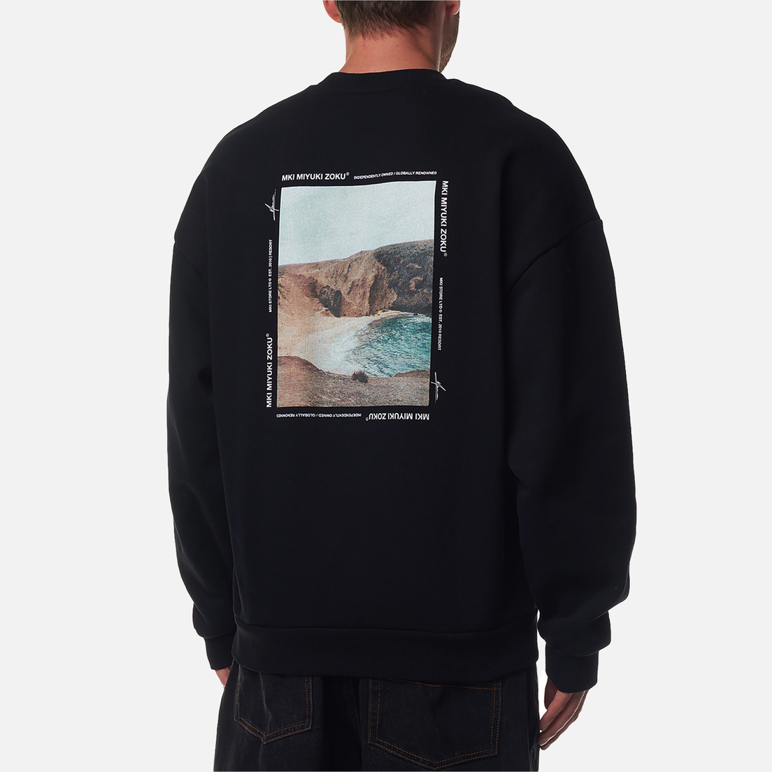 MKI Miyuki-Zoku Мужская толстовка Resort Crew Neck