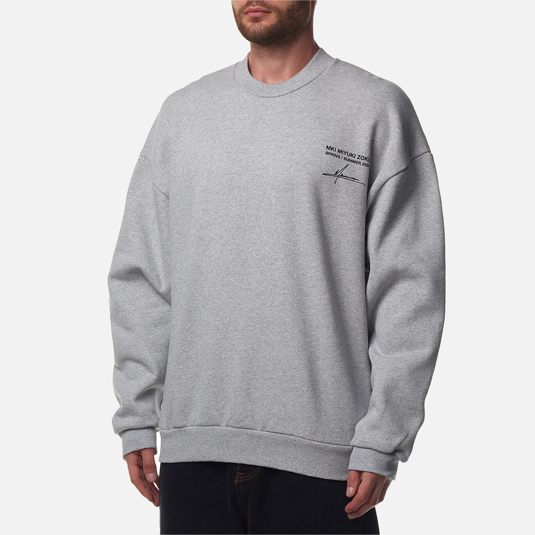 MKI Miyuki-Zoku Мужская толстовка Resort Crew Neck