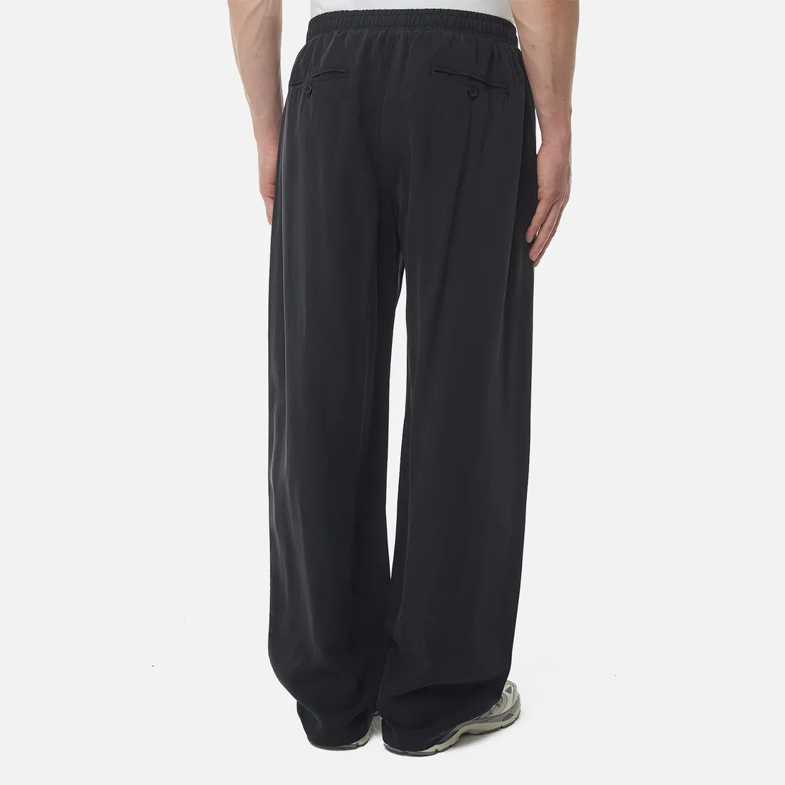 MKI Miyuki-Zoku Мужские брюки Sandwash Cupro Wide Leg