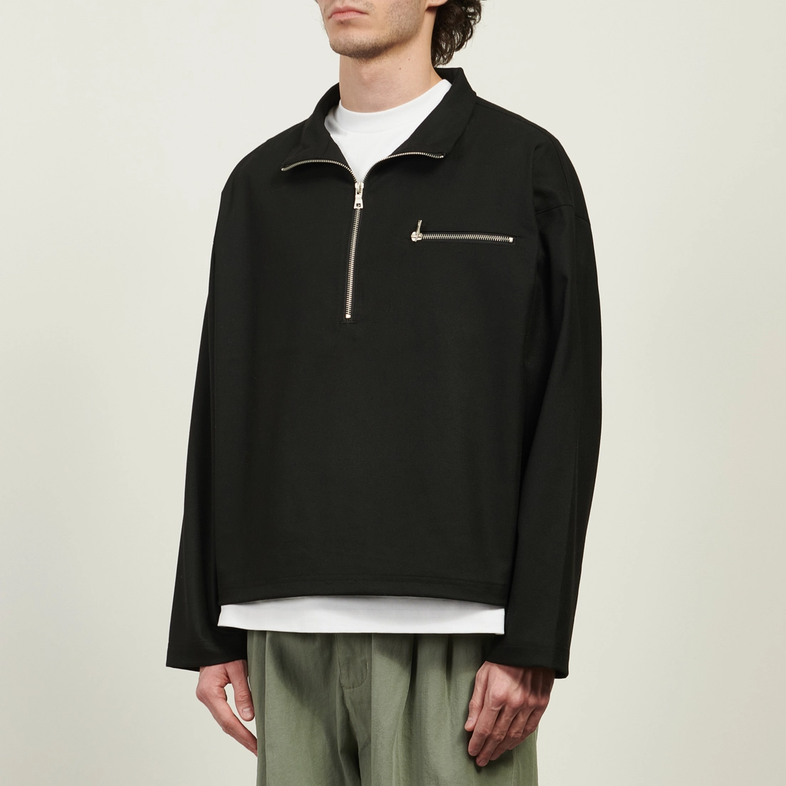 MKI Miyuki-Zoku Мужская толстовка Suiting Quarter Zip