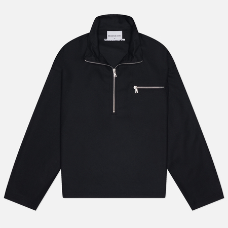 Мужская толстовка MKI Miyuki-Zoku Suiting Quarter Zip, цвет чёрный, размер XL