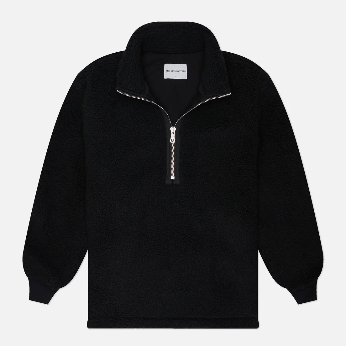 MKI Miyuki-Zoku Мужская толстовка Shearling Quarter Zip