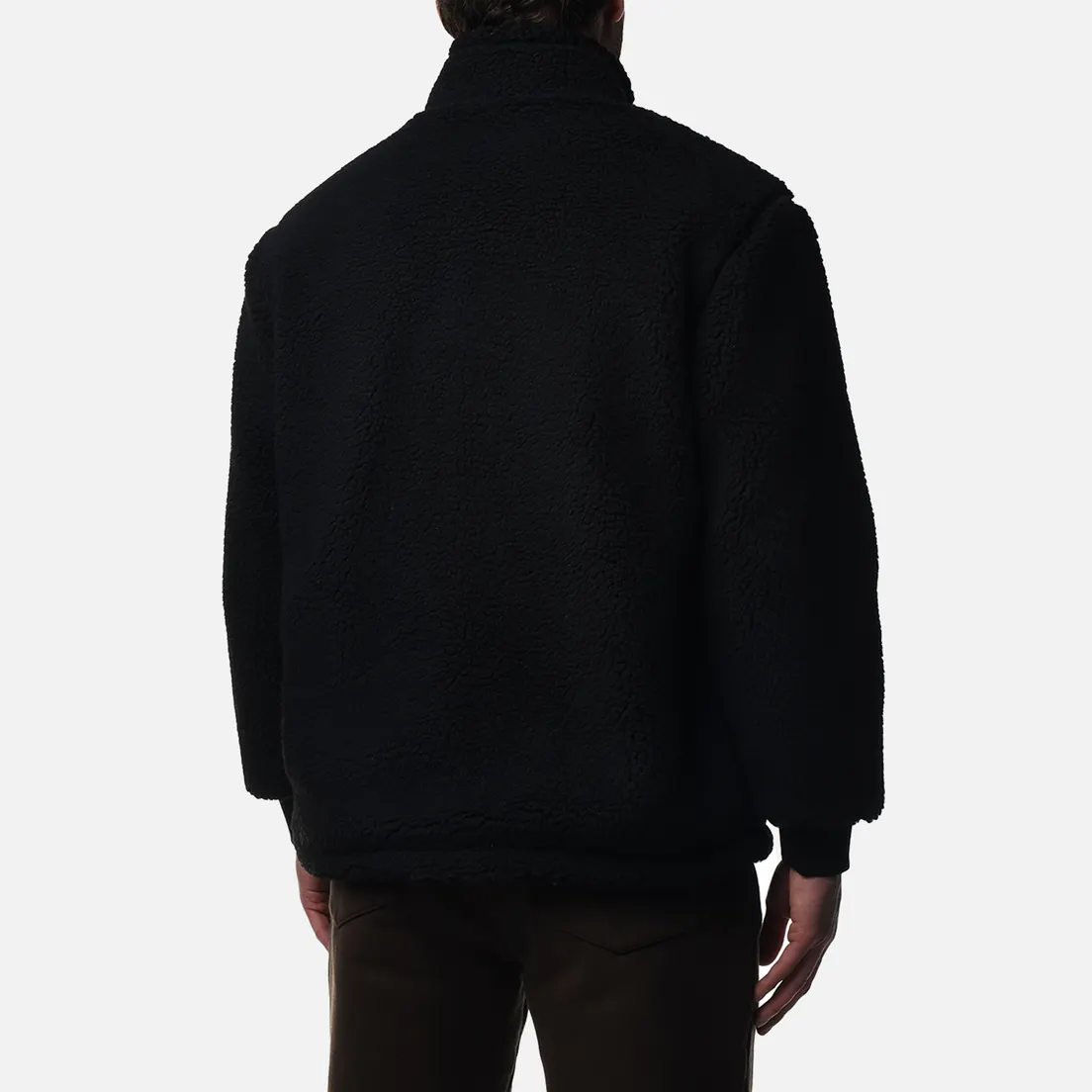 MKI Miyuki-Zoku Мужская толстовка Shearling Quarter Zip