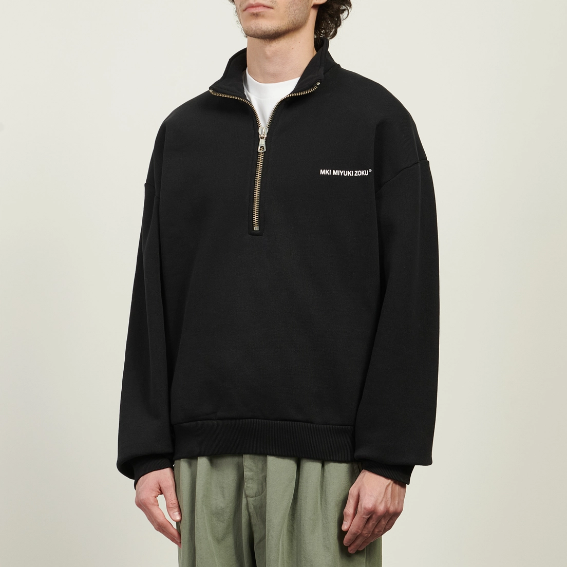 MKI Miyuki-Zoku Мужская толстовка Uniform Quarter Zip