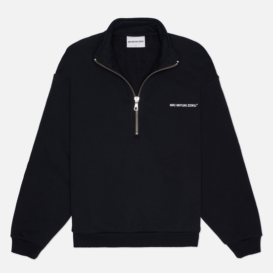 Мужская толстовка MKI MIYUKI ZOKU Uniform Quarter Zip, MKI-UQZ-BLK