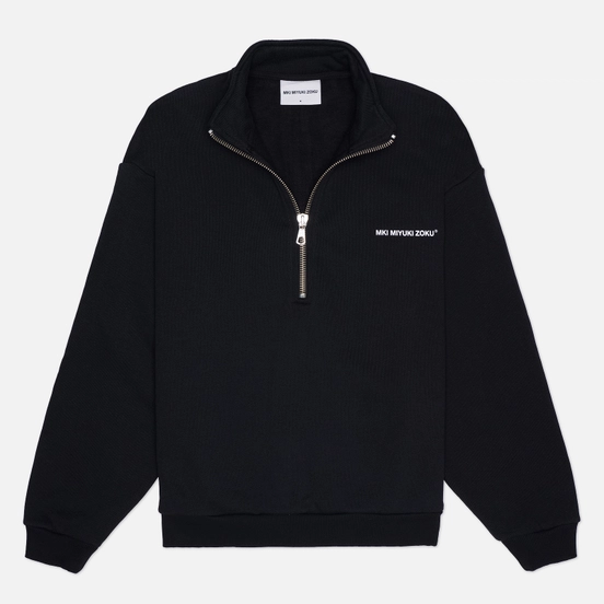 Мужская толстовка MKI Miyuki-Zoku Uniform Quarter Zip, MKI-UQZ-BLK