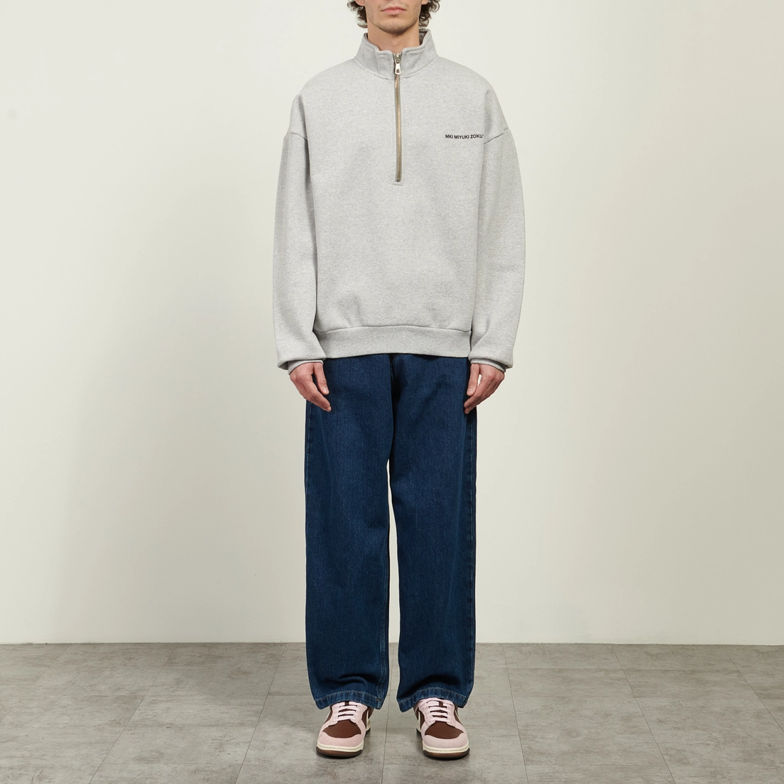 MKI Miyuki-Zoku Мужская толстовка Uniform Quarter Zip