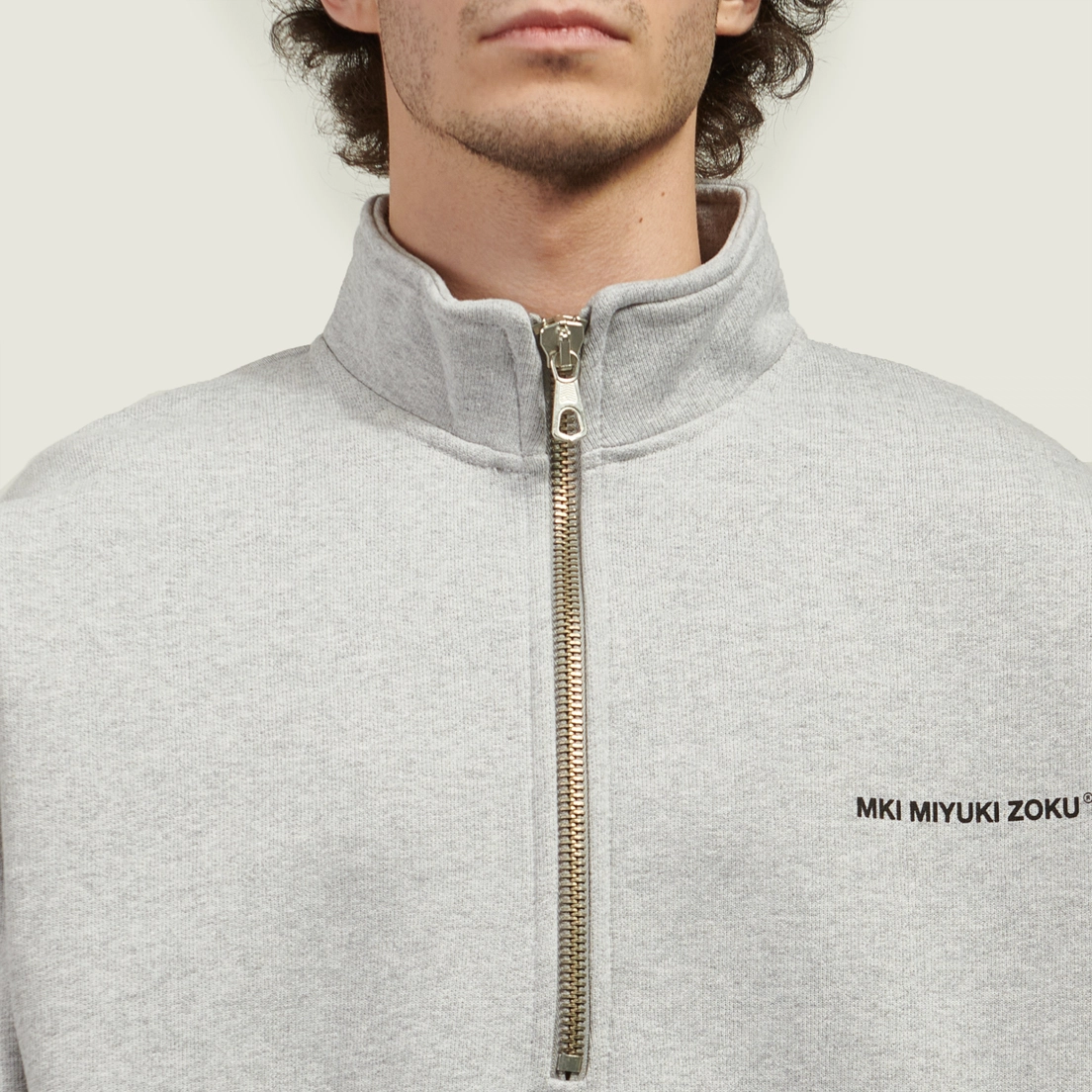 MKI Miyuki-Zoku Мужская толстовка Uniform Quarter Zip