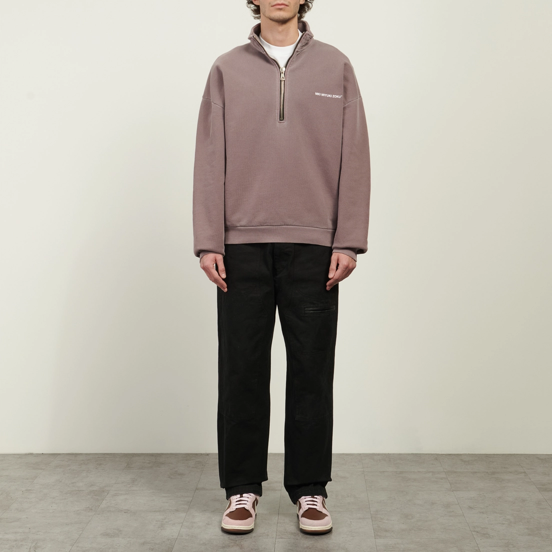 MKI Miyuki-Zoku Мужская толстовка Uniform Quarter Zip