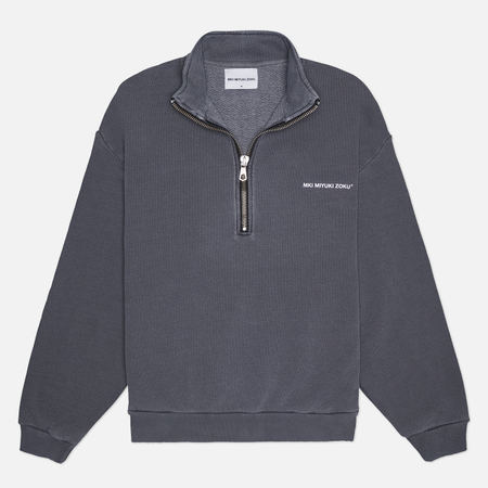 Мужская толстовка MKI MIYUKI ZOKU Uniform Quarter Zip, цвет чёрный