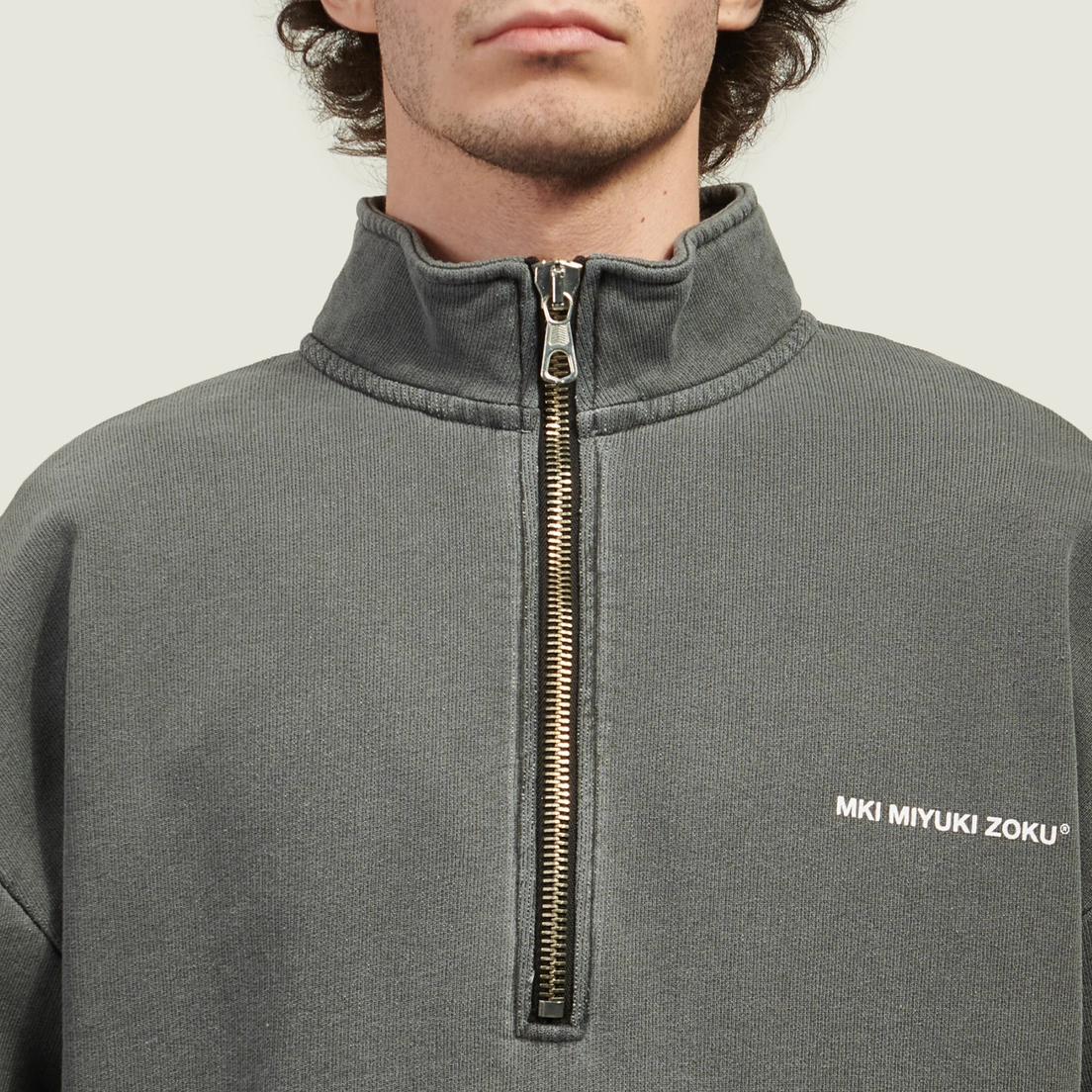 MKI Miyuki-Zoku Мужская толстовка Uniform Quarter Zip