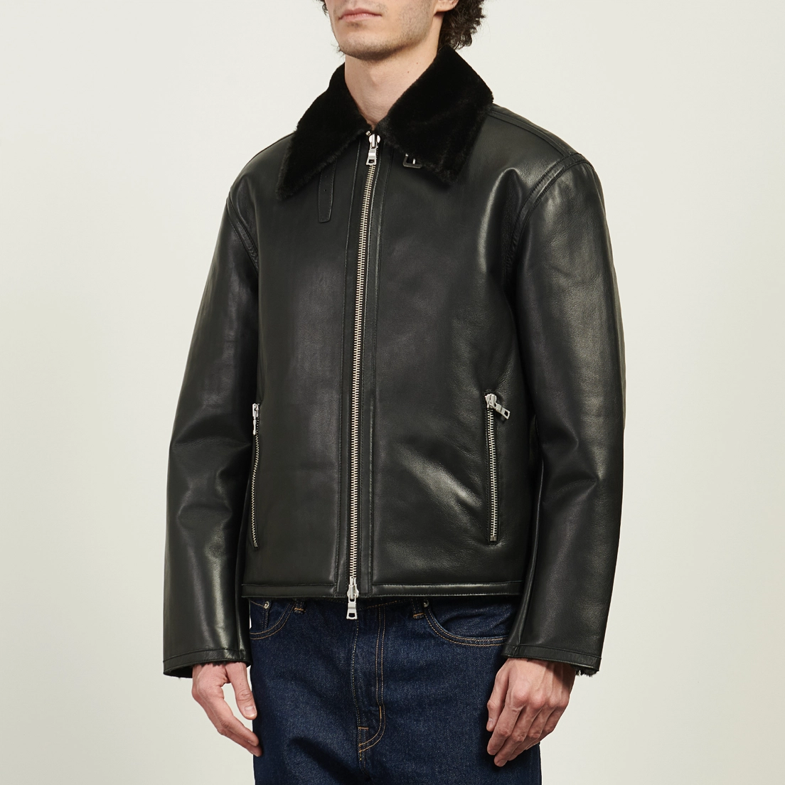 MKI Miyuki-Zoku Мужская демисезонная куртка V2 Shearling Flight